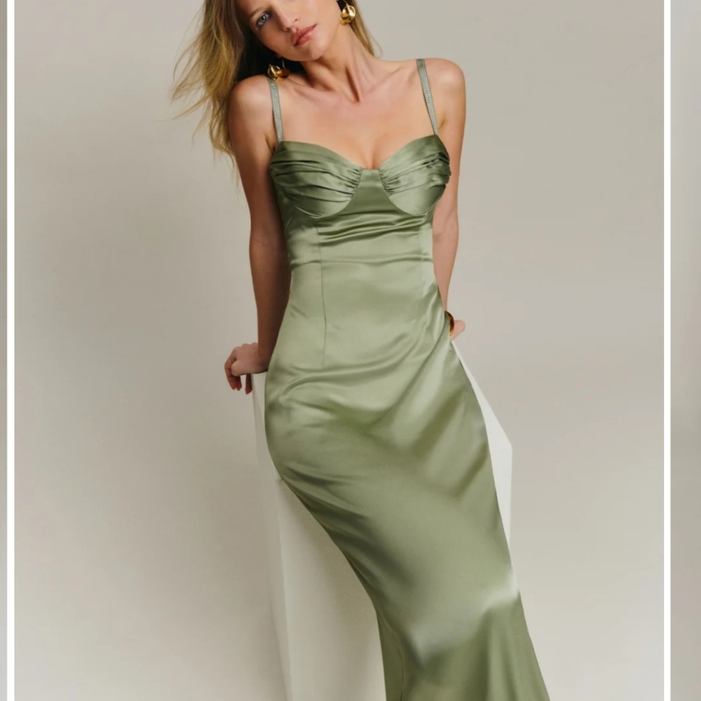 Reformation Stormi Size 2 In Artichoke - New With Tags